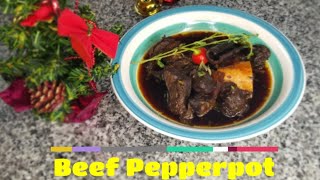 GUYANESE PEPPERPOT with Beef recipe  Quick Method [upl. by Moia]