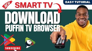 How to Download Puffin TV Browser on Smart TV 2024 Without Google Play Store [upl. by Wini374]