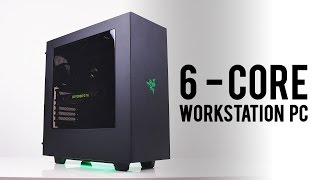 My 6core Workstation Build  NZXT S340 Designed by Razer [upl. by Blynn]