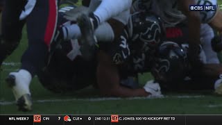 Stewart pounces on the muffed punt for a Texans special teams turnover [upl. by Daeriam]