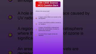 10th CBSE Science MCQ Question Bank Part 300 [upl. by Drazze165]