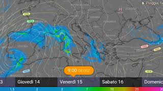 METEO  svolta ad un passo Freddo MALTEMPO nubifragi e anche NEVE la prossima settimana [upl. by Ariem]