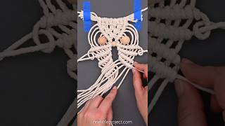 How to Make a Macrame Owl🦉♥️ [upl. by Enilrad]