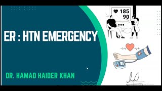 HYPERTENSIVE EMERGENCY MANAGEMENTmedicalemergency casestudy medicalstudent hypertension [upl. by Asirret]