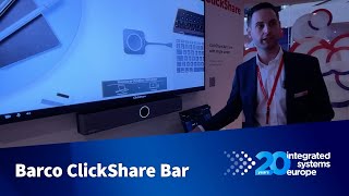 ISE 2024 Barco ClickShare Bar [upl. by Enelec]