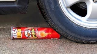 Crushing Soft amp Crunchy Things by Car  Orbeez Pringles Floral Foam and More  Extreme ASMR [upl. by Noryk]