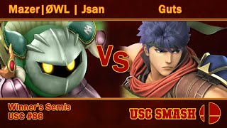 Mazer ØWL  Jsan Meta Knight vs Guts Ike  USC Biweeklies 86 WSF [upl. by Notnil784]