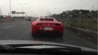 Ferrari 458 Italia Crash Video and photo [upl. by Selmner]