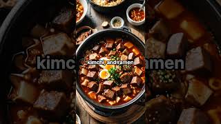 Budae Jjigae Korean Food Intermediate Level food facts travel asianfood cooking koreanfood [upl. by Minier]