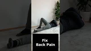 Fix Back Pain in 60 Seconds  1 Minute Feldenkrais feldenkrais backpain [upl. by Anaeed352]