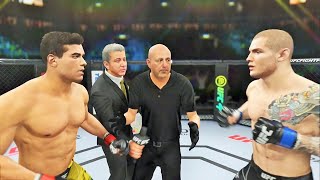 Paulo Costa vs Marvin Vettori Full Fight  UFC 4 Simulation [upl. by Freemon]