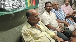 Goan Reporter MLA Anton Vas Meets Former Sancoale Sarpanch Premanand Naik on Hunger Strike [upl. by Hibbitts]