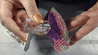 How to Bling Perfume Bottle  Beginners Bling Tutorial  My first YouTube Video [upl. by Medin428]