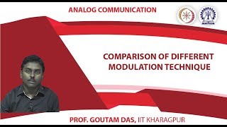 Lecture 24 Comparison of Different Modulation Technique [upl. by Bella327]