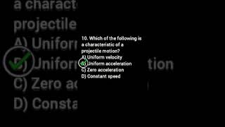 Motion in plane  10Physics NEET MCQ factsknownneet mcqneet neet [upl. by Nedearb]