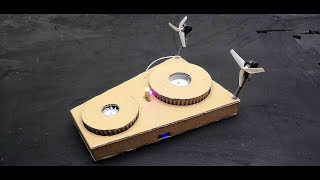 DIY RC Air Car made of cardboard [upl. by Lacram35]