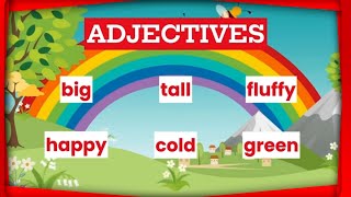 Learning Adjectives for Class 1  Describing Words  SREEJAS VLOG [upl. by Anirt]