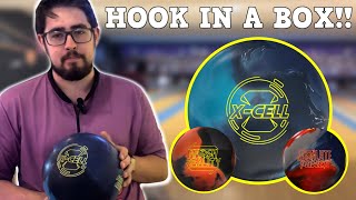 Roto Grip XCELL  HOOK IN A BOX  Two Handed Ball Review Harsh Reality Absolute Power [upl. by Crysta129]