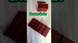 Brown Stairs Montessori Presentation shorts youtubeshorts montessori [upl. by Harald]