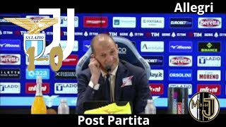 Lazio  Juventus 10 🎤 Conferenza stampa di Allegri nulla da rimproverare [upl. by Davon]