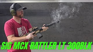 Sig Sauer MCX Rattler LT 300BLK Review [upl. by Ntsyrk]