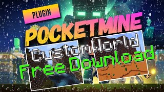 CustomWorld  PM5 PM4 PM3  Pocketmine Plugin [upl. by Edbert]