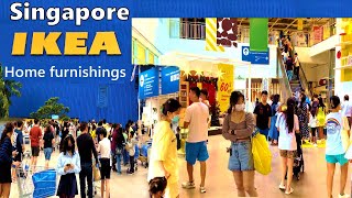 LARGEST IKEA SHOP in SINGAPORE  IKEA TAMPINES  IKEA Sale Walking Tour Singapore [upl. by Orvie249]