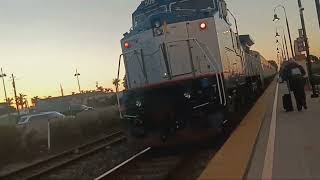 90225 COMET CARS AND DASH 8 509 Amtrak Pacifc Surfliner 774 At Grover Beach Ca [upl. by Covell710]