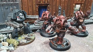 Solar Auxilia vs Raven Guard Horus Heresy battle report [upl. by Tyrrell]