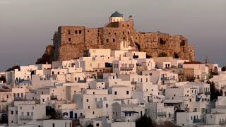 Sunset lights in Astypalaia Island Dodekanisa Greece [upl. by Anelrac]