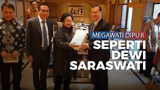 Megawati Soekarnoputri Dipuji Tokoh Jepang Seperti Figur Dewi Saraswati [upl. by Ogram]