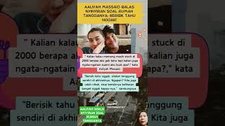 AALIYAH BALAS NYIYIRAN SOAL RUMAH TANGGANYA [upl. by Aihsirt446]