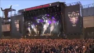 Trivium  Pull Harder On The Strings Of Your Martyr  Live At Wacken Open Air 2013  Lyrics [upl. by Fanny611]