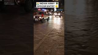 INDIAN ARMY OFFICER CONVOY ENTRY IN MUMBAI SHORTSINDIACARarmy [upl. by Diantha]