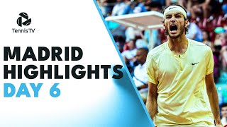 Tsitsipas Faces Baez Medvedev vs Shevchenko Tiafoe amp Fritz Feature  Madrid 2023 Highlights Day 6 [upl. by Horn]