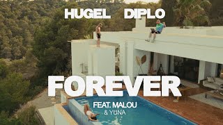 HUGEL Diplo  Forever feat Malou amp Yuna Official Visualizer [upl. by Sutsuj]