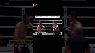 Tawanchais kick vs Davit Kiria [upl. by Adnilim522]