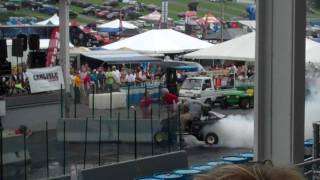 ATV Massive Burnout at Carlisle All Ford Nationals  Mustang Owners [upl. by Nnylakcaj]