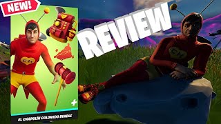 NEW EL CHAPULIN COLORADO SKIN  CHIPOTE CHILLON PICKAXE GAMEPLAY amp REVIEW IN FORTNITE [upl. by Kcirdef]