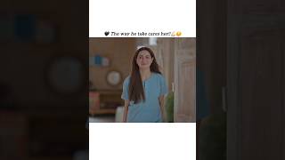 🤌🏻☺️The way he take cares her🖤haniaamir fahadmustafa shorts youtubeshorts [upl. by Godric250]