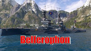 Meet The Bellerophon Tier 3 British Battleship World of Warships Legends Xbox Series X 4k [upl. by Desmund287]