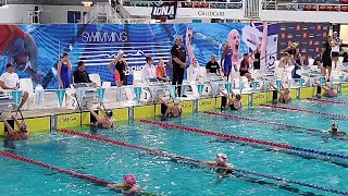 Brisbane Metropolitan Relay Champs Girls 2023 4x50 Metre Medley Relay Isabella Lane 3 Backstroke leg [upl. by Bria226]