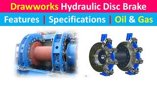 Drawworks Hydraulic Disc Brake Features and Specifications  Oil and Gas  Urdu Hindi [upl. by Enylhsa728]