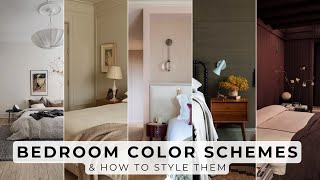 12 Bedroom Colour Schemes amp How To Choose The Perfect Palette For Your Bedroom [upl. by Arreip]