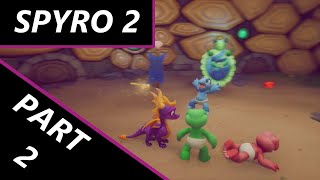 Spyro the Shepard  Spyro 2 Riptos Rage Part 2  Reignited Trilogy [upl. by Ldnek532]