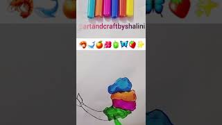 Emoji mix art challenge drawing satisfying yshorts viralvideo art and craft by Shalini 2209 [upl. by Arundell]