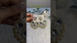 Meesho finds earrings under 180 unboxing meeshoearrings meesho jewellery youtubeshorts shorts [upl. by Lehcear]