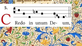 Credo III  Kyriale  Latin Gregorian Chant [upl. by Chansoo]