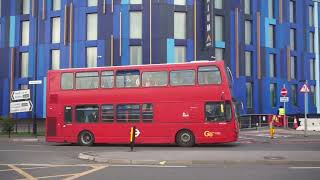 GoAhead London West Croydon bound B9TLEclipse Gemini2 WVL334 X26 at Great Southwest Rd [upl. by Nesral]