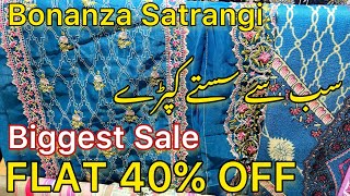 Flat 40 off bonanza satrangi sale today  December sale [upl. by Manlove]